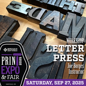 Letterpress Workshop - Sep 27, 2025 - 10:30 AM
