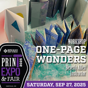 One-Page Wonder Workshop - Sep 27, 2025 - 12:30 PM