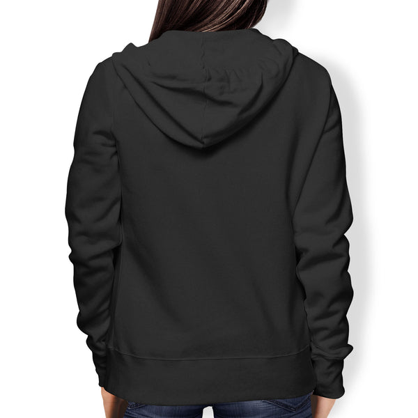 Ladies Hoodie, Full Zip, Black - from Howard Iron Works Printing Museum