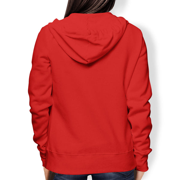 Ladies Hoodie, Full Zip, Red - from Howard Iron Works Printing Museum